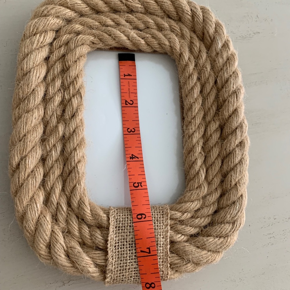 NWOT! 4X6 Hemp Rope Picture Frames - SET OF 2! - Picture 7 of 9